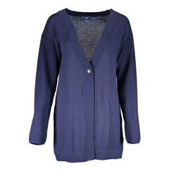 Blu Wool Womens Cardigan