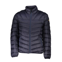 Blue Polyamide Men's Jacket