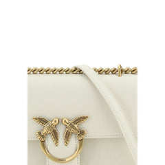 حقيبة كتف من جلد العجل البيج Bos Taurus