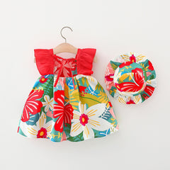 Summer New Girls' Small Flower Dress