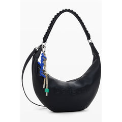 حقيبة يد نسائية من البولي يوريثين الأسود