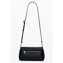 Black Polyurethane Women's Bag