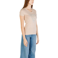 تي شيرت قطن بيج اللون البيج