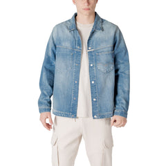 Light Blue Cotton Denim Jacket
