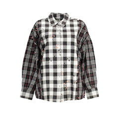 Black Cotton Women Shirt