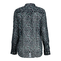 Blu Cotton Women Shirt