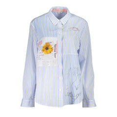 Azzurro Viscosa Woman Shirt