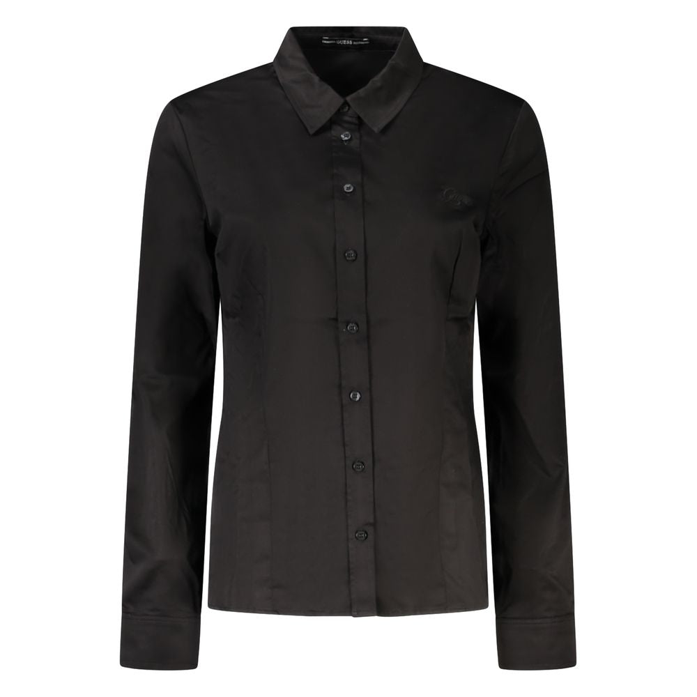 Black Cotton Women's Shirt
