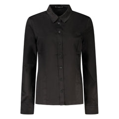 Black Cotton Women's Shirt