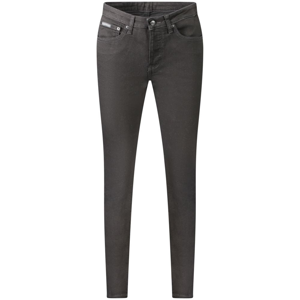 Black Cotton Women's Jeans