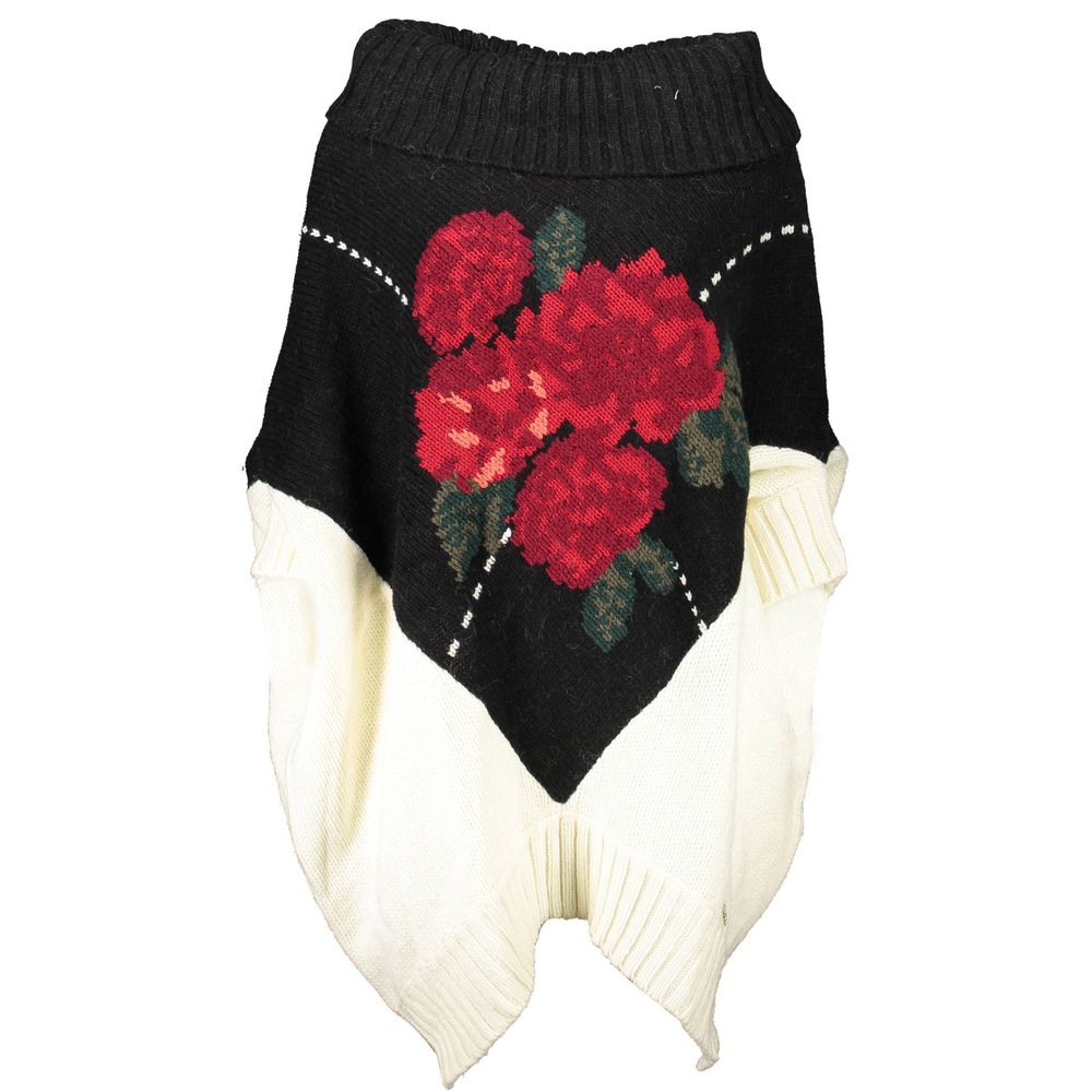 سترة نسائية بيضاء من الأكريليك