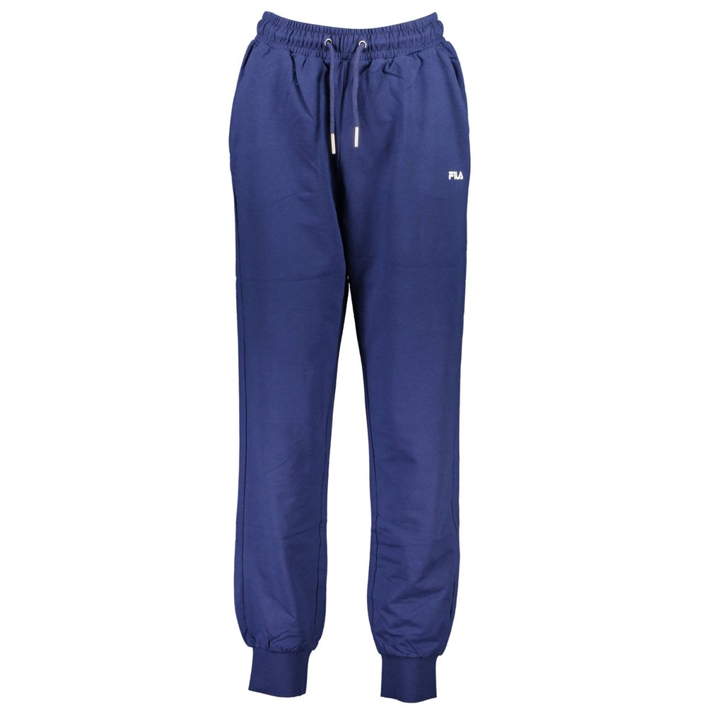 Blu Cotton Women Sweatpant