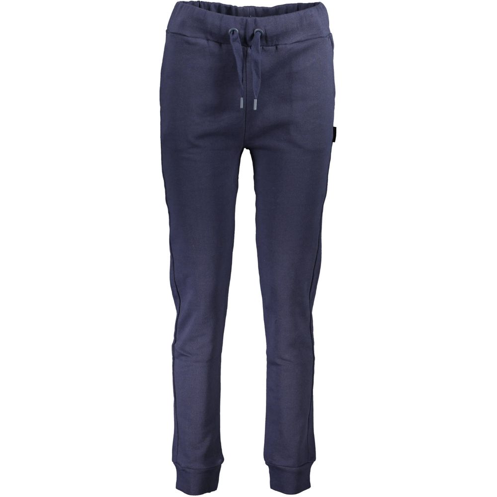 Blue Cotton Women Sweatpant