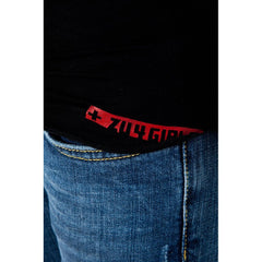 قميص نسائي بلا أكمام من الميكرو مودال الأسود