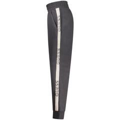 Black Polyester Women's Track Pant