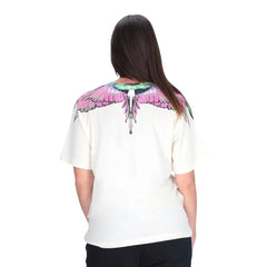 تي شيرت قطن أبيض