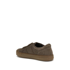 Brown Rubber Low Top Sneakers
