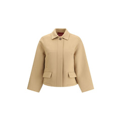 Beige Wool Clothing
