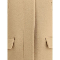 Beige Wool Clothing