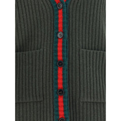 Bicolor Wool Sleeveles Sweater