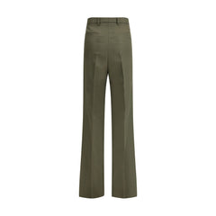 Bicolor Wool Pants