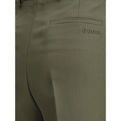 Bicolor Wool Pants