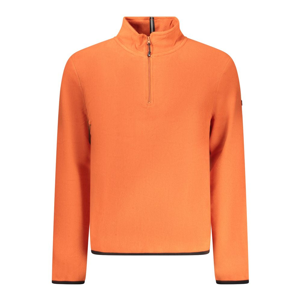 Arancione Polyester Men Sweatshirt