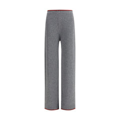 Gray Wool Casual Pants