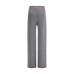 Gray Wool Casual Pants