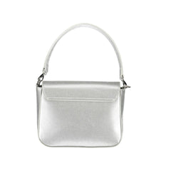Argento Polyurethane Women Handbag