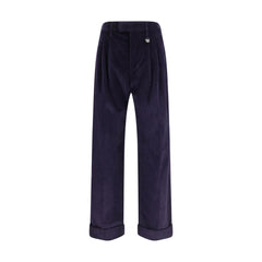 Blue Cotton Pants