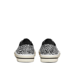 Black Canvas Low Top Sneakers