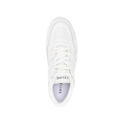 حذاء رياضي من جلد العجل الأبيض