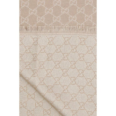 وشاح صوف بيج