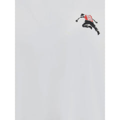 تي شيرت قطن أبيض