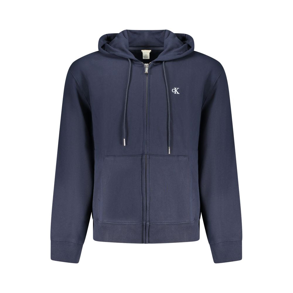 "Blu Cotton Men's Hooded Sweatshirt"