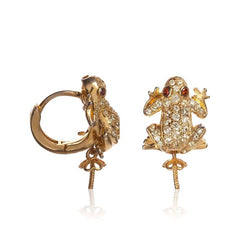 أقراط من الذهب والفضة