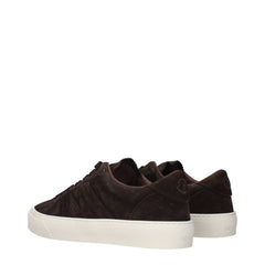 Brown Leather Low Top Sneakers