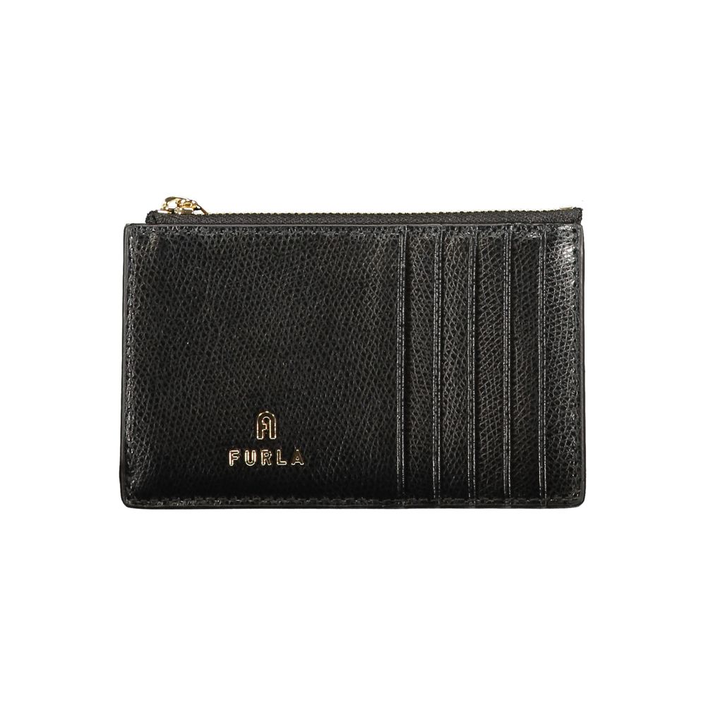 Black Leather Women Wallet