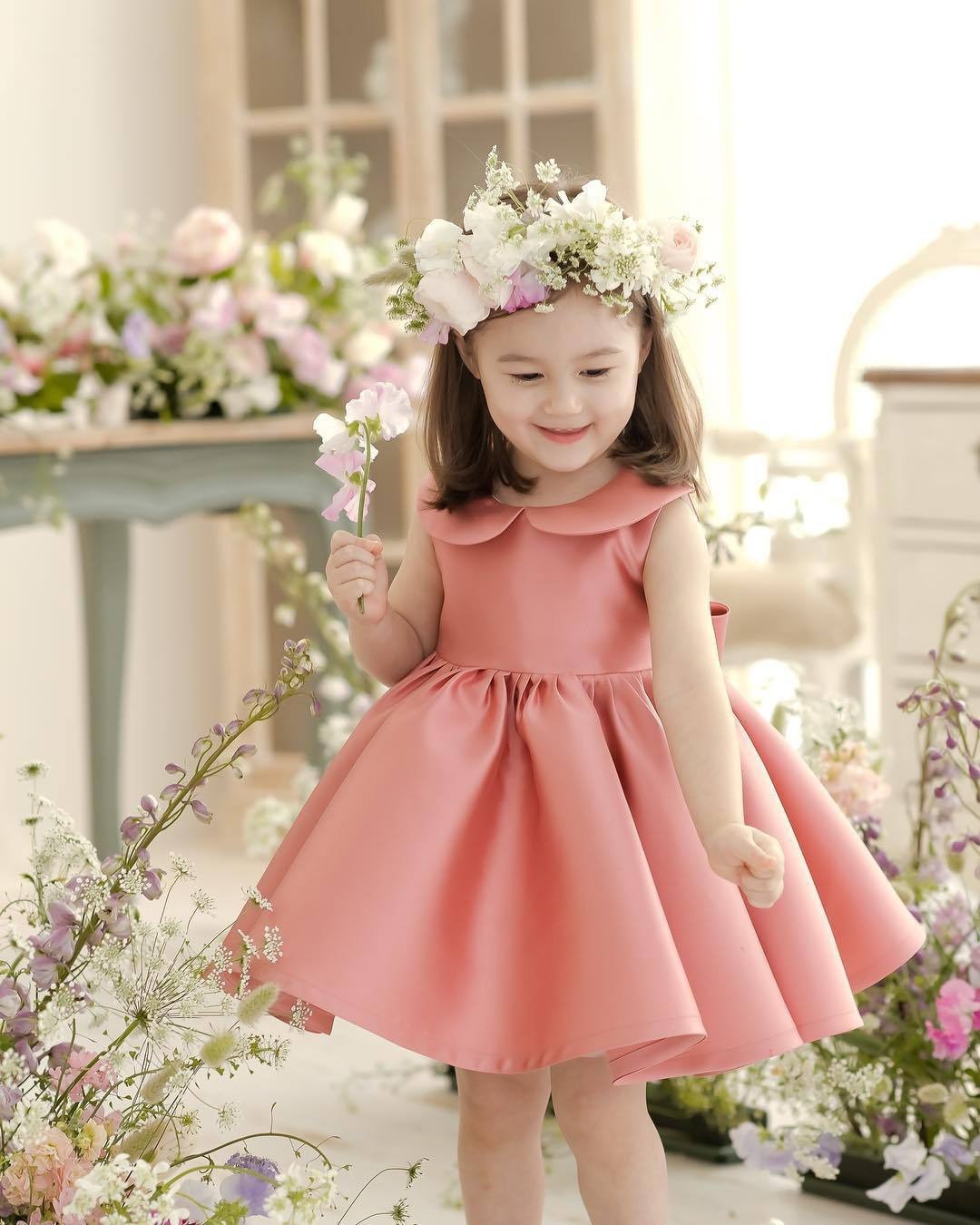Summer Puffy Yarn Western-style Dress Female Baby One-year-old Dress Birthday Flower Girl Children's Skirt