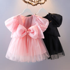 Korean Children Big Bow Dress