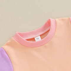 طقم تي شيرت بأكمام قصيرة بأكمام قصيرة وشورت من قطعتين