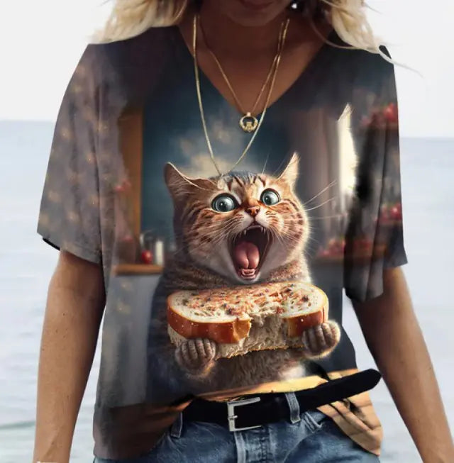 Cat Pattern Tshirt