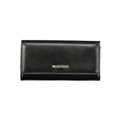 Black Polyurethane Women Wallet