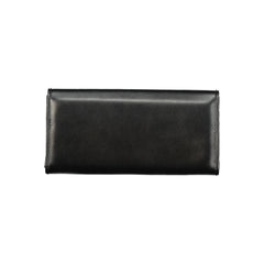 Black Polyurethane Women Wallet