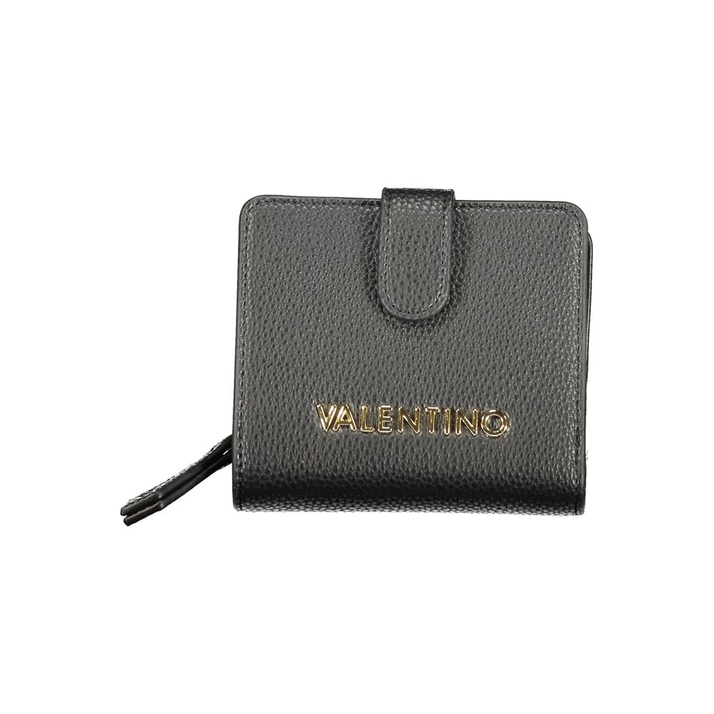 Black Polyurethane Women Wallet