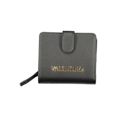 Black Polyurethane Women Wallet