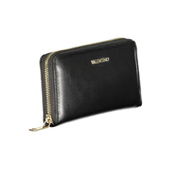 Nero Poliuretano Women Wallet