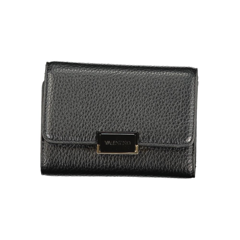Nero Poliuretano Women Wallet