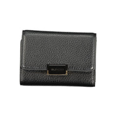 Nero Poliuretano Women Wallet